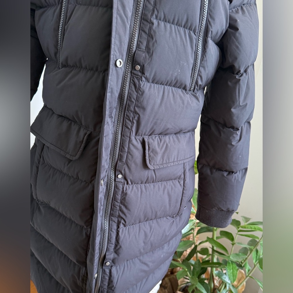 Lole Katie XS Black Down Puffer Parka Hooded Coat Pacers Paris Edition EUC - Picture 7 of 12
